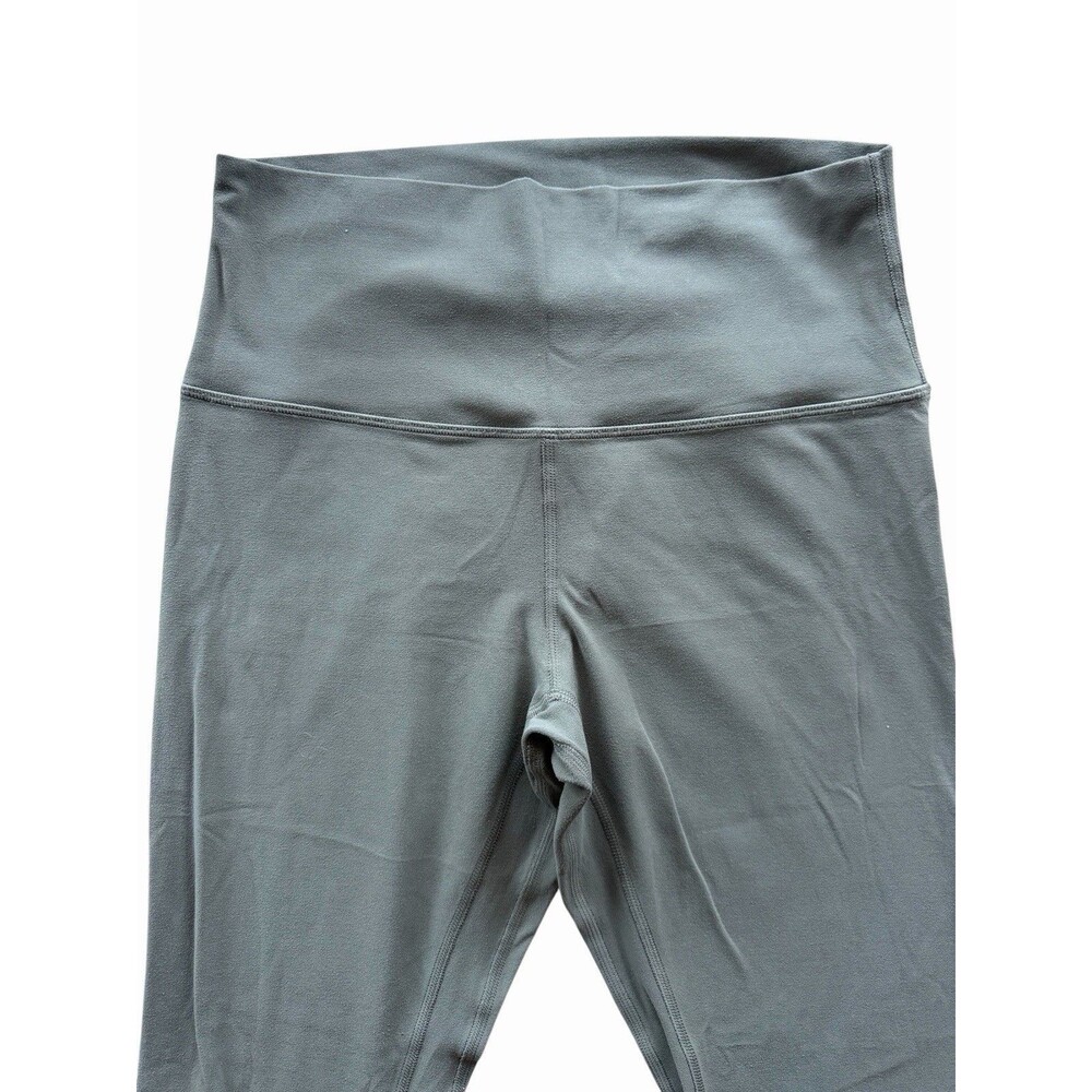 Lululemon Women's 8 Align High-Rise Pant 29" Dark Olive Green Nulu Leggings - Picture 4 of 8